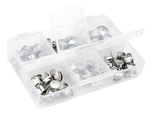 80 Metal Lock Pines, Cierre Trasero, Pasadores