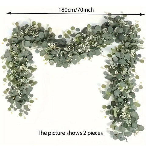 // 2 Piezas De Guirnaldas Colgantes Artificiales De