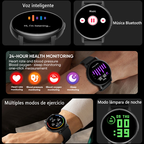 Reloj Inteligente Bluetooth Llamada 1.39 Ai Con Asistente De