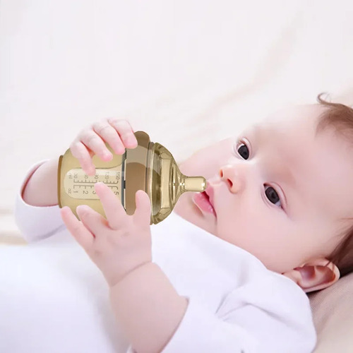 250ml 0-6 Months Baby 1 Round Hole Bottle Green - Full