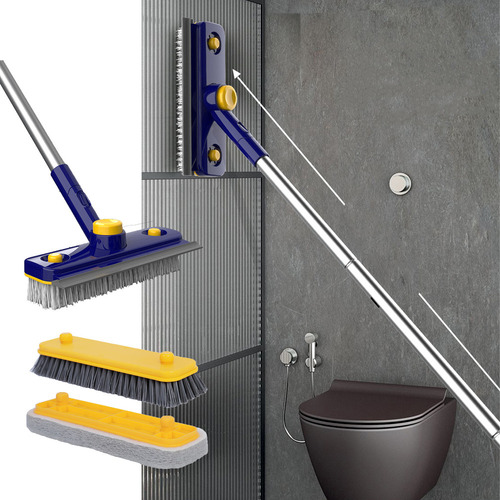 Xyl Cepillo De Ducha C Tub Tile 3 En 1, Mango Largo, 2041