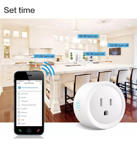 Imagen 6 de 10 de Enchufe Inteligente Control Por Voz, Temporizador Bsd01