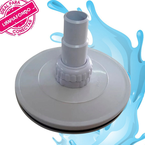 Imagen 1 de 10 de Tapa Skimmer Intermedio Con Oring Y Acople Rápido Vulcano