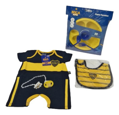 Merchandising Oficial Boca Juniors Ajuar Xeneize Para Bebé