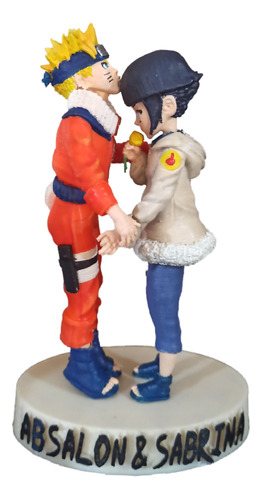 Figura De Naruto Y Hinata Nombres Personalizados 15 Cm