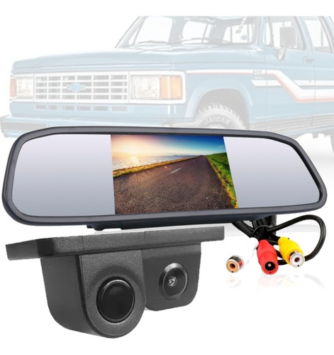 Kit Estacionamento Sensor Camera Retrovisor Lcd Gm D-20