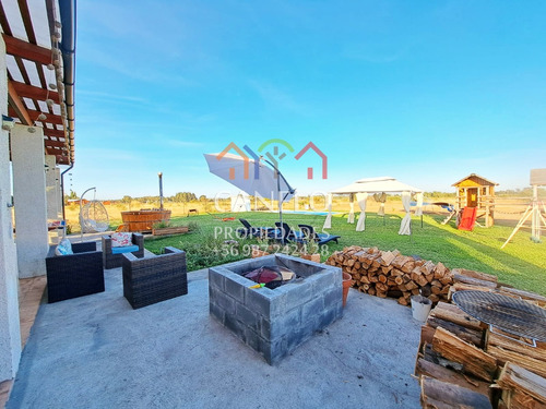 Sólida Y Soleada Casa 3d2b, En Condominio, Libuy, Ñuble.