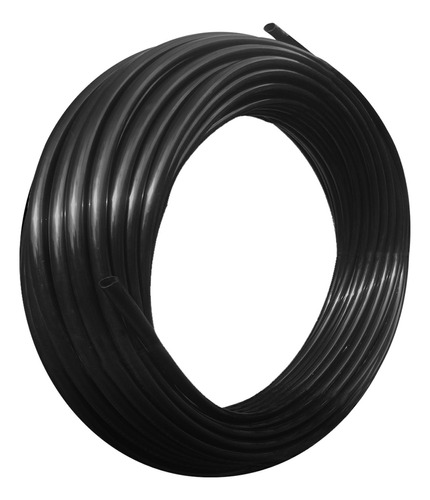 100 Mts Manguera Poliducto Negro Riego Liso 1  Pulgada