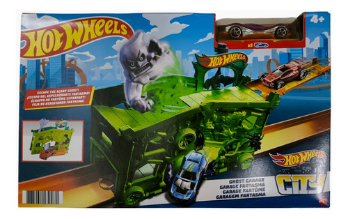 Hotwheels Garage Fantasma Set De Juego 