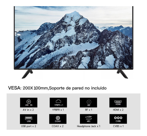Pantalla Smart Tv 32 Pulgadas Android Tv Gell 32 Televisores (Usado)