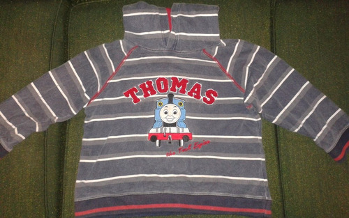 Poleron Con Capucha Thomas The Train Para Niños - Nuevo!
