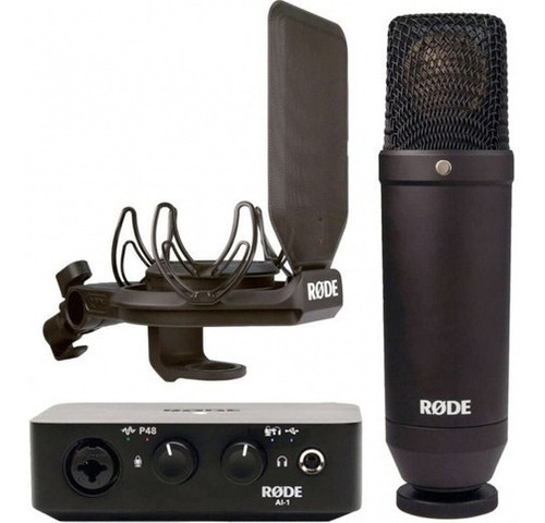 Kit Grabación Estudio Completo Rode Nt1/ai1 + Envío Express