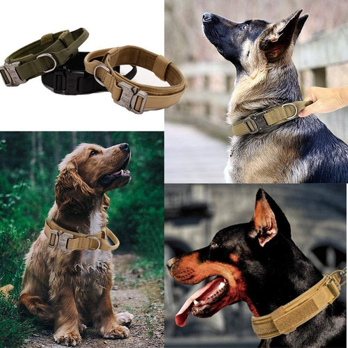 Collar Táctico Para Perros Collar De Entrenamiento Militar D