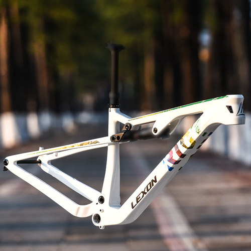 Cuadro De Montaña Lexon Riot 29 Fibra Carbono Color 15inch-white Talla Del Cuadro S