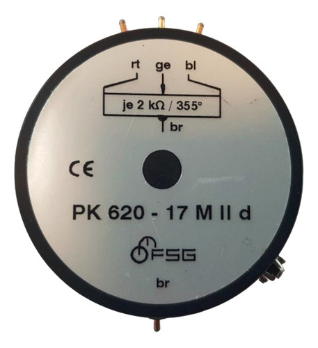 Potenciómetro Giratorio De Precisión Fsg Pk 620-17 M Ii D