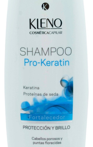 Kleno Pro Keratin Shampoo Fortalecedor Reparador 350ml