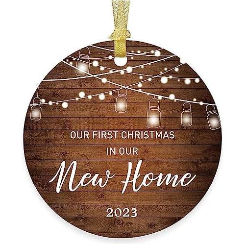 Primera Navidad Nuestra Nueva Casa 2023 - Adornos De Na...