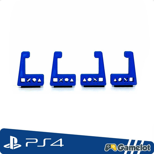 Imagem 3 de 4 de Suporte Mesa Horizontal Pezinho Lateral Console Ps4 Slim Pro