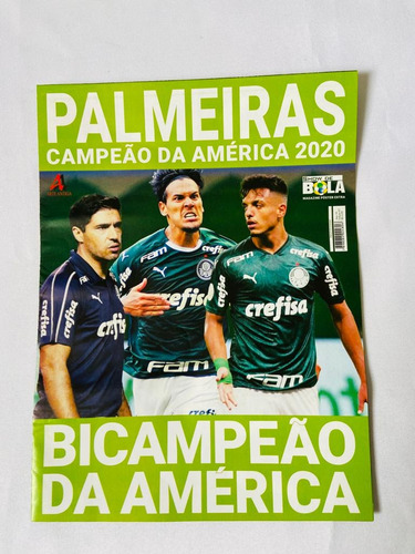 Revista Pôster Palmeiras Bi Campeão Libertadores 2020 Nº 7