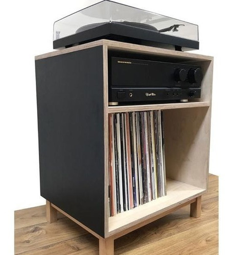 Mueble Para Tornamesa Y Vinilos