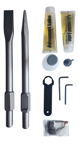 Martillo Demoledor Electrico Profesional De 27 Kg Azul Acero