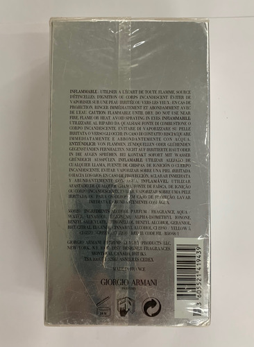 Perfume Acqua Di Gio Essenza Edp 180ml - Original, Novo E Lacrado