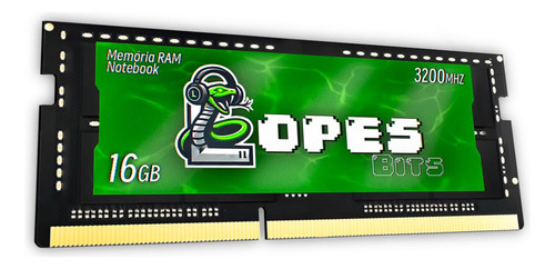 Memória Ram Notebook Lopes Bits Ddr4 16gb 3200mhz Sodimm
