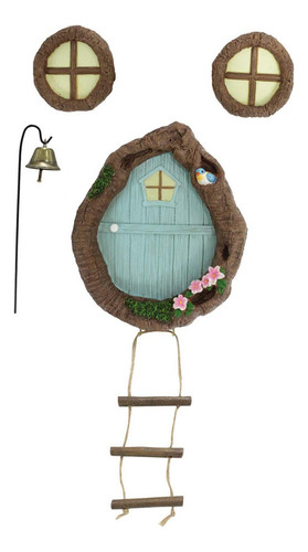 Porta E Janelas De Fadas Para Árvores, Jardim De Fadas Em