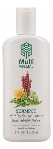 Shampoo De Ervas Estimulantes 240ml Multi Vegetal
