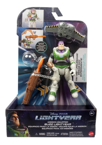 Set De 2 Figuras Buzz Ligthyear Y Ciclope De Mattel