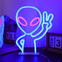 Comprar Enuoli Letras De Neón De Alienígena, Luz De Neón Alimentada