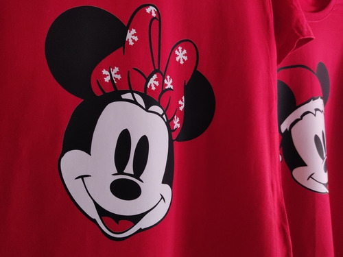 Set 3 Playeras Familia Navidad Mickey Minnie Disney