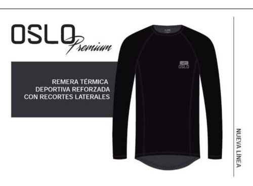 Remera Térmica Frisada Oslo Unisex Premium Primera Piel