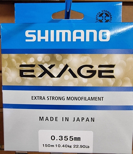 Línea  Pesca Shimano Exage Extra Strong Monofilamento 0.355