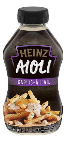 Heinz Alioli De Ajo, 12.0 Fl Oz/12 Onzas, Salsa De Inmersion