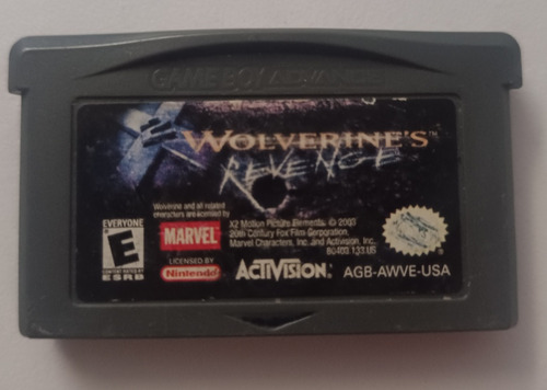 Wolverine's Revenge Game Boy Advance 