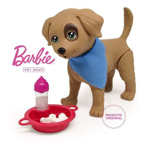 Imagem 10 de 10 de Cachorro Pet Shop Boneca Barbie Rookie Articulado Acessórios