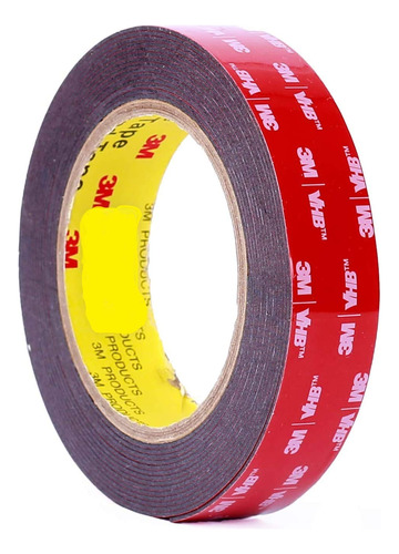 5952 Cinta Adhesiva Doble Cara Vhb De 1  (25 Mm) X 9 Ft. Par