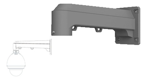 Brazo Para Pared Compatible Con Cámaras Ptz Psdw81642m