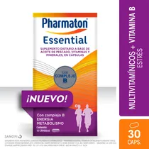 Comprar Pharmaton Essential Aceite De Pescado Complejo B 30 Caps
