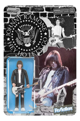 Ramones Super7 Johnny Ramone Reaction Figure