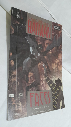 Hqs Um Conto Batman Faces Matt Wagner Mini-série Completa (Usado)
