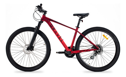 Bicicleta Gravel Andes Mtb De Montaña R29 24v Shimano Altus Color Rojo Tamaño del cuadro M