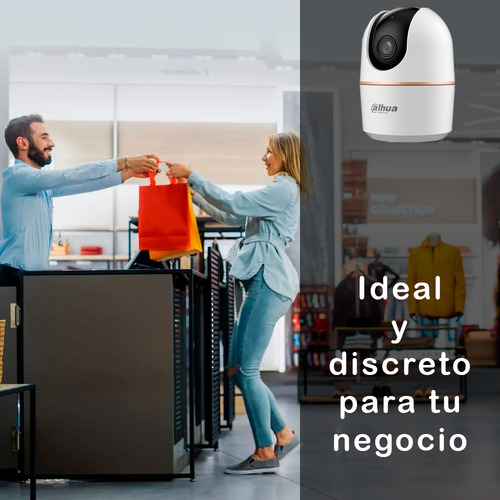 Cámara Ip Pt Wifi 4mpx Serie Hero Lente 3.6mm Ir 10metros Audio De Dos Vías Auto Traking Detección De Humanos Puerto Rj45 Con Memoria Microsd 256gb Western Digital Purple