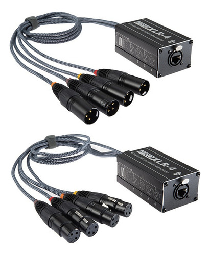 Divisor Dmx De Red De Cable De Audio Hembra Rj45 A Xlr Para