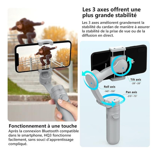 Estabilizador Para Celular 3 Ejes,gimbal Inteligente De