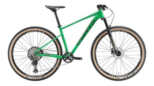 Mountain bike Sunpeed Ace R29 19" 12v frenos de disco hidráulico cambio Shimano Deore color verde