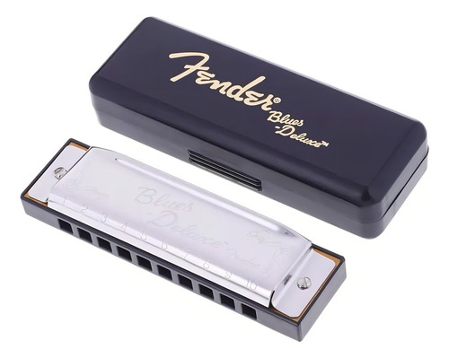 Gaita diatónica Em D (re) de la serie Deluxe de Fender Blues