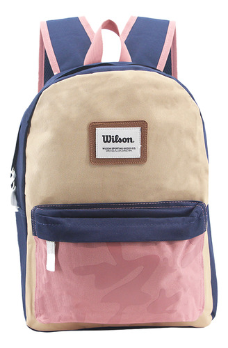 Mochila Casual Wilson Beige Porta Laptop