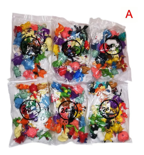 Juguete Pokémon 48 Figuras Coleccionable Pikachu Pokeball